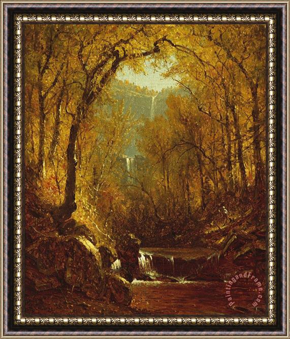 Sanford Robinson Gifford Kaaterskill Falls Framed Painting