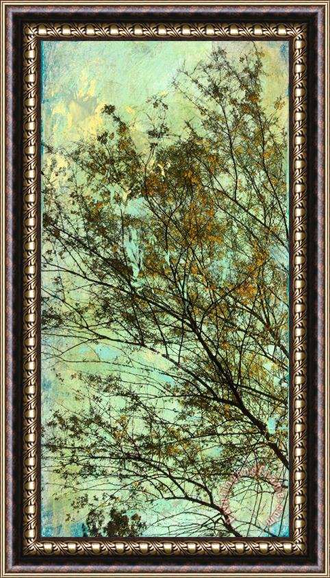 Sara Abbott Abstracted Trees III Framed Painting