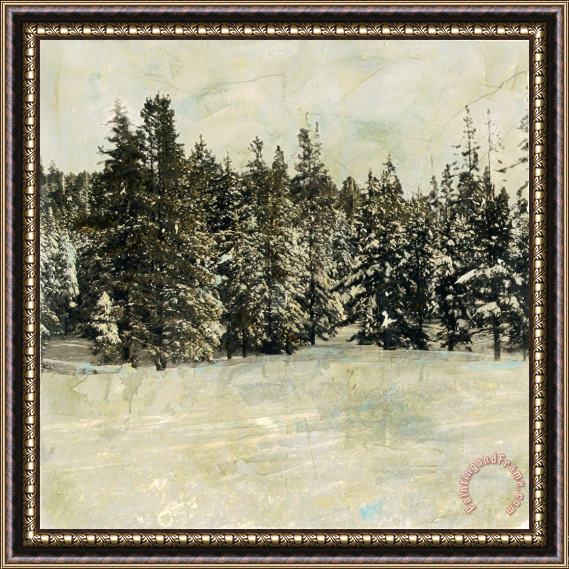 Sara Abbott Snow Trees I Framed Print