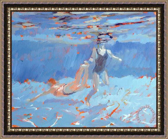 Sarah Butterfield Underwater Framed Painting