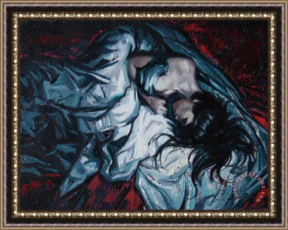 Sergey Ignatenko Presentiment of insomnia Framed Painting