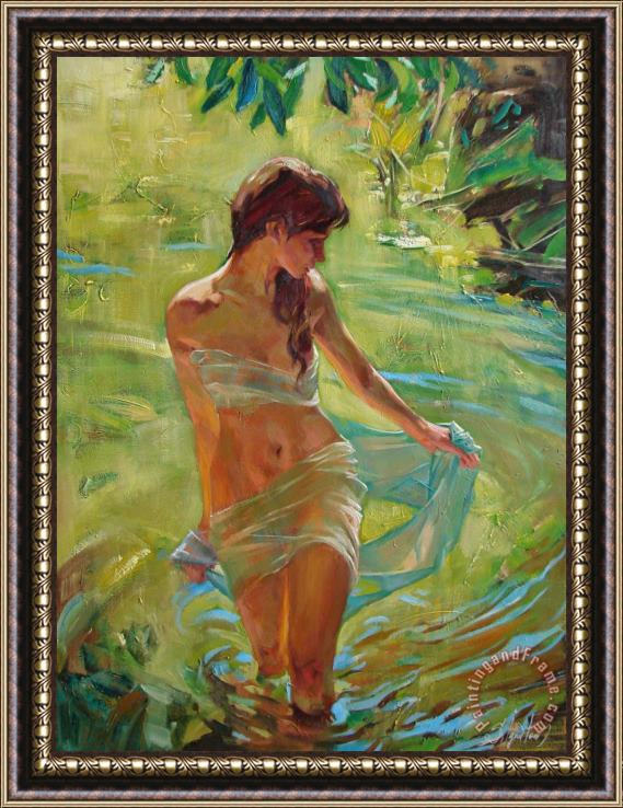 Sergey Ignatenko The allegory of summer Framed Painting