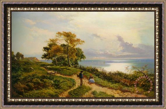 Sidney Richard Percy Overlooking The Bay Framed Print