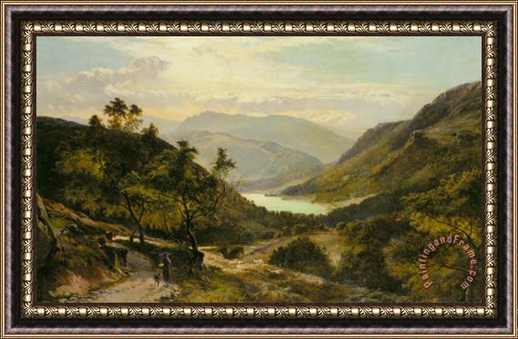 Sidney Richard Percy The Path Down to The Lake North Wales Framed Print
