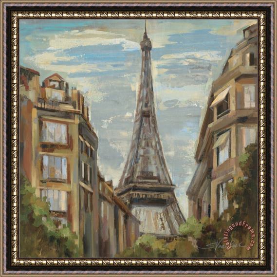 Silvia Vassileva A Moment in Paris I Framed Painting