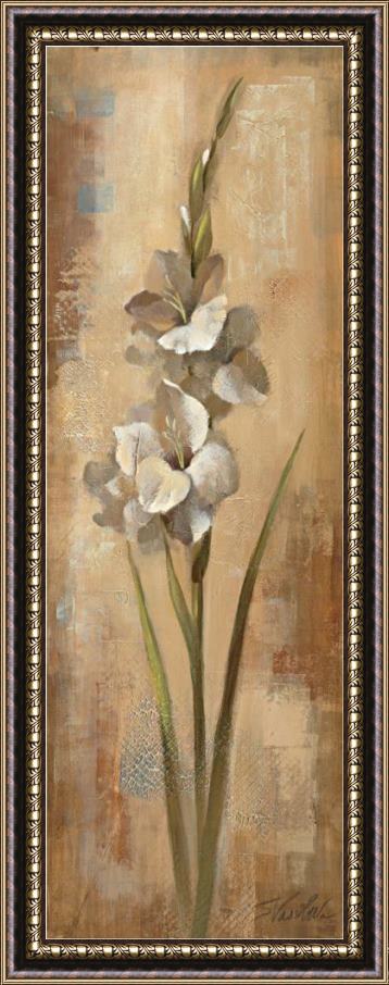 Silvia Vassileva Floral Grace I Framed Painting
