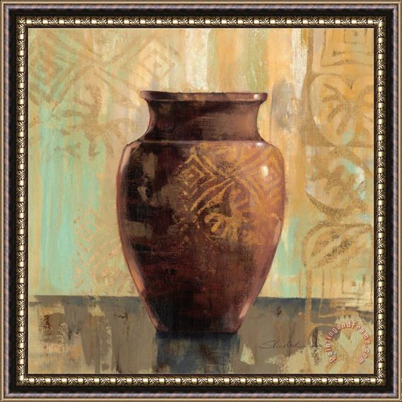 Silvia Vassileva Glazed Pot II Decorative Accents Framed Painting