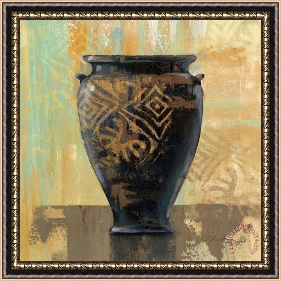 Silvia Vassileva Glazed Pot III Decorative Accents Framed Painting