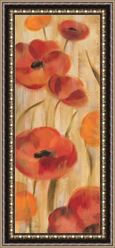 Silvia Vassileva May Floral Panel I Framed Painting