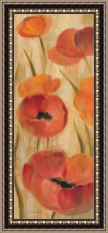 Silvia Vassileva May Floral Panel II Framed Painting