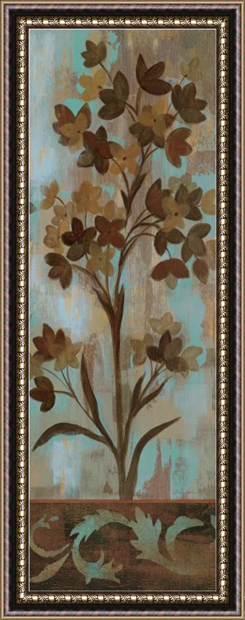 Silvia Vassileva Monsoon Florals I Framed Painting