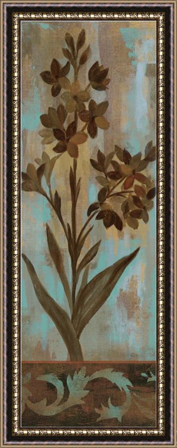 Silvia Vassileva Monsoon Florals II Framed Painting