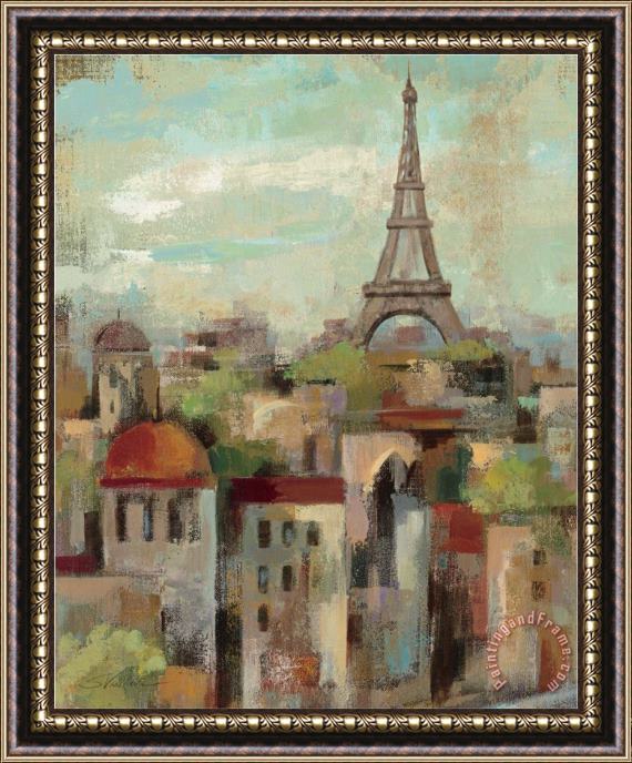 Silvia Vassileva Spring in Paris II Framed Painting