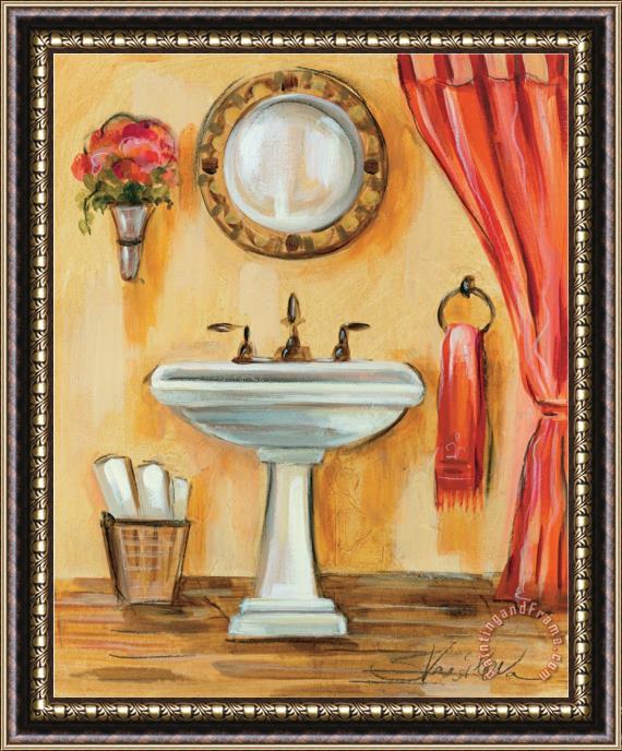 Silvia Vassileva Tuscan Bath Iv Framed Painting