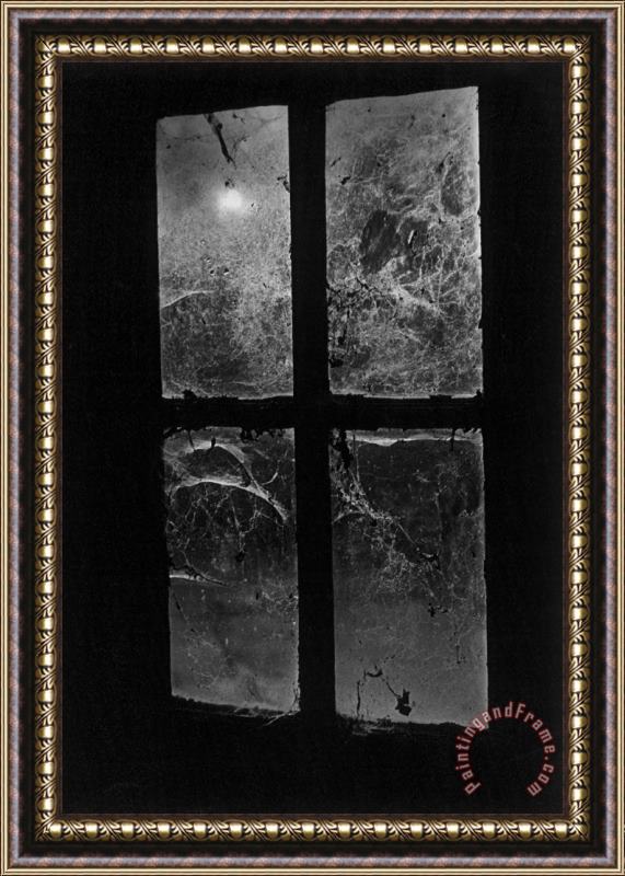Simon Marsden Window at Castle Frankenstein Framed Painting