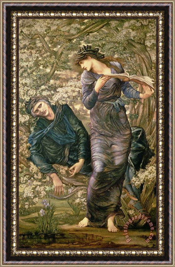 Sir Edward Burne-Jones The Beguiling of Merlin Framed Painting