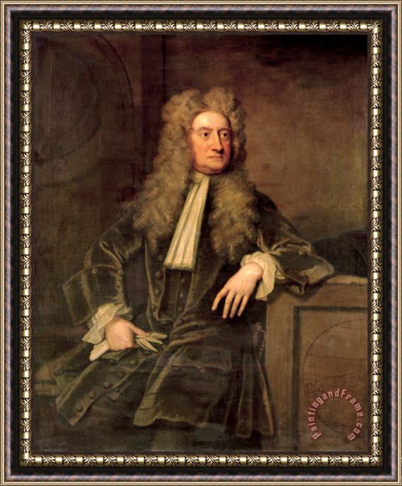 Sir Godfrey Kneller Sir Isaac Newton (oil on Canvas) Framed Print