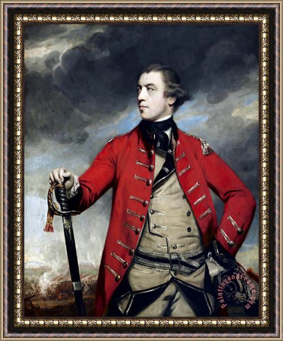 Sir Joshua Reynolds General John Burgoyne Framed Print