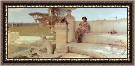 Sir Lawrence Alma-Tadema The Voice of Spring Framed Print