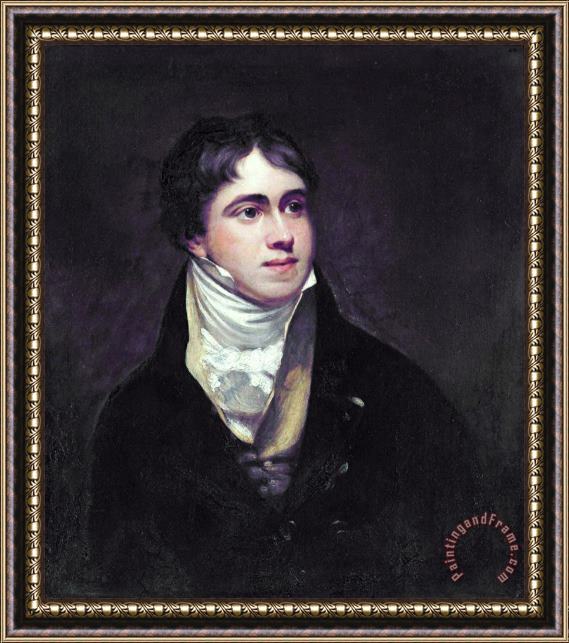 Sir William Beechey Edward Gambier, 1814 Framed Painting