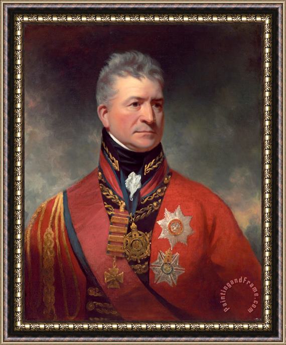 Sir William Beechey Lieutenant General Sir Thomas Picton, 1815 Framed Print