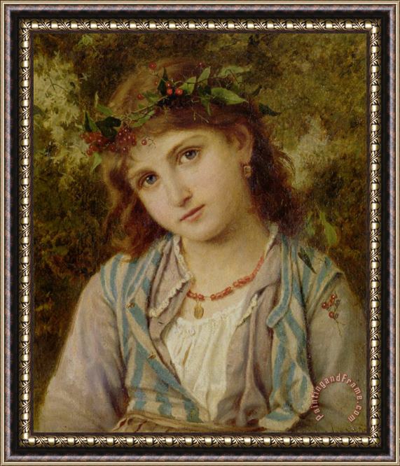 Sophie Gengembre Anderson An Autumn Princess Framed Painting