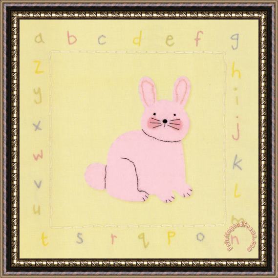 Sophie Harding Alphabet Animals III Framed Painting
