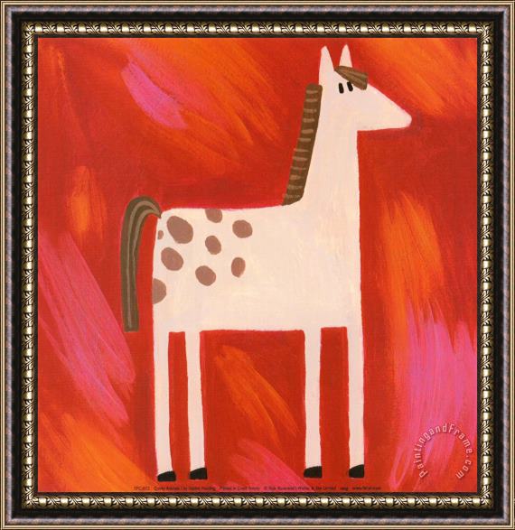 Sophie Harding Quirky Animals I Framed Painting
