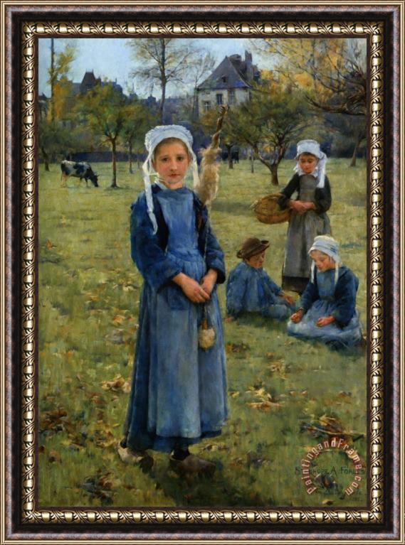 Stanhope Alexander Forbes The Orchard Framed Painting