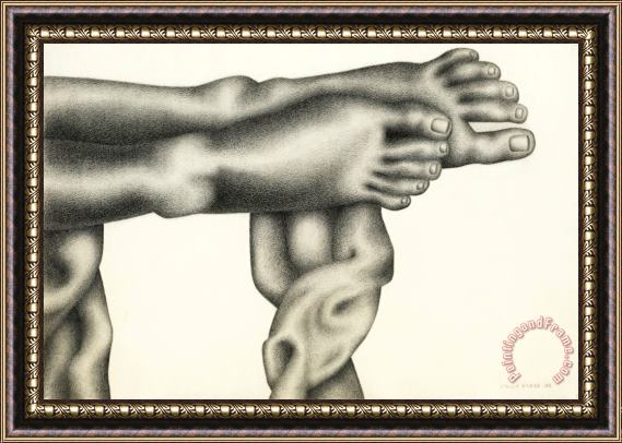 Stella Snead Feet Framed Print