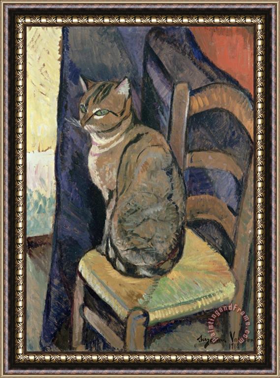 Suzanne Valadon Study of A Cat Framed Print