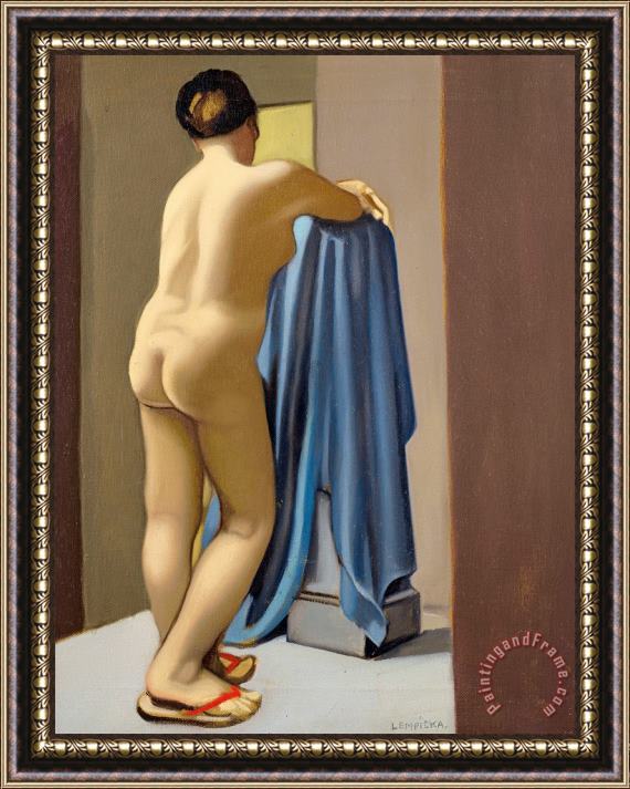 tamara de lempicka Nu Debout, Vu De Dos, 1951 Framed Painting