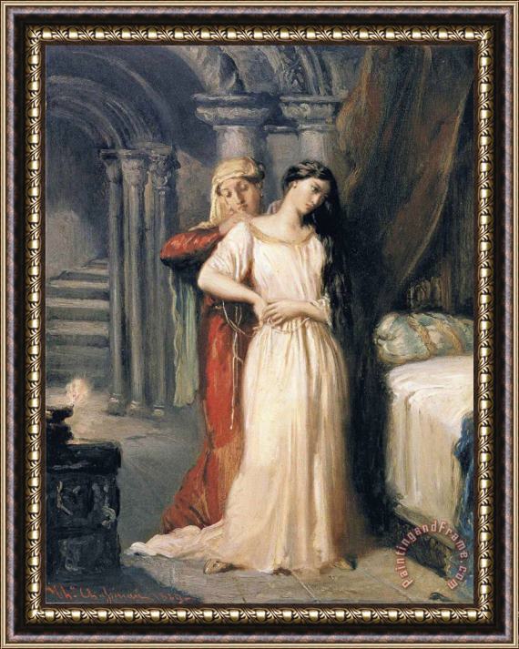 Theodore Chasseriau Desdemona Framed Painting