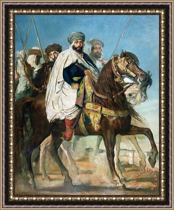 Theodore Chasseriau The Last Caliph of Constantine Framed Painting