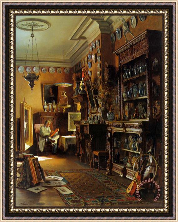 Theodore Gerard The Collectors Studio Framed Painting