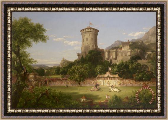 Thomas Cole The Past Framed Painting