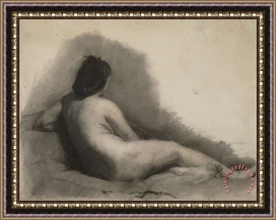 Thomas Eakins Nude Woman Drawing Framed Painting