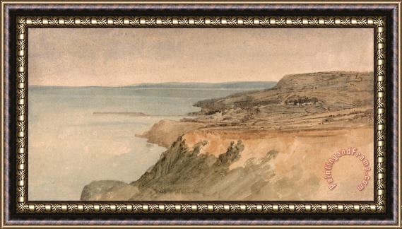 Thomas Girtin Lyme Regis, Dorset Framed Painting