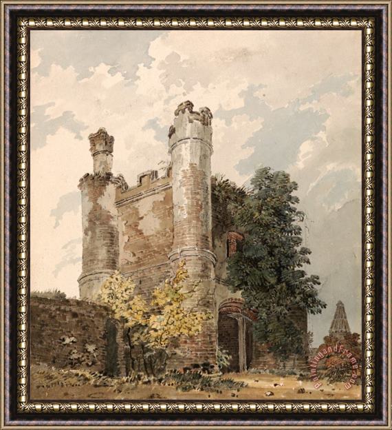 Thomas Girtin Tolleshunt Beckingham, Essex Framed Painting