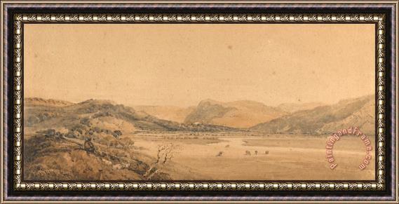 Thomas Girtin Valley of The Conway Framed Painting
