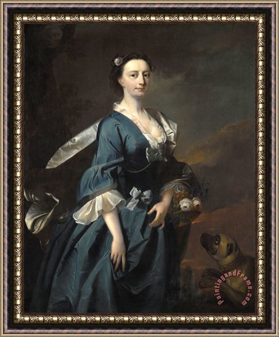 Thomas Hudson Mrs. John Wendt Framed Painting