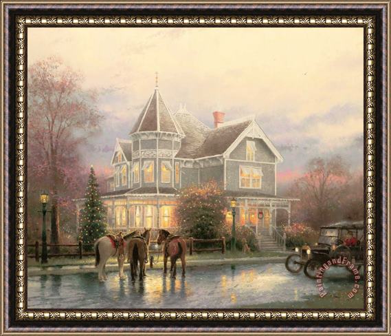 Thomas Kinkade Christmas Memories Framed Print