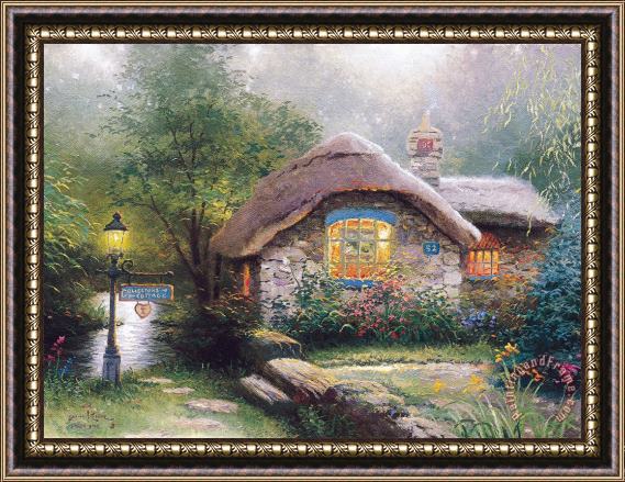 Thomas Kinkade Collector's Cottage I Framed Painting