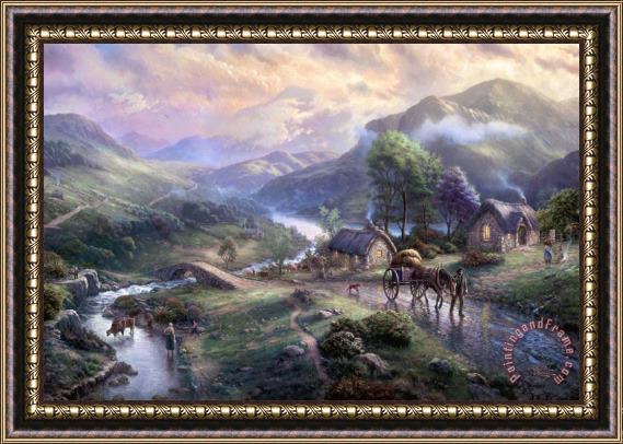 Thomas Kinkade Emerald Valley Framed Painting