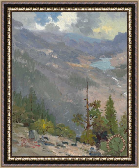 Thomas Kinkade High Country Vista Framed Painting