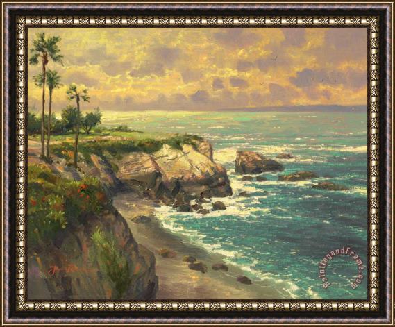 Thomas Kinkade La Jolla Cove Framed Painting