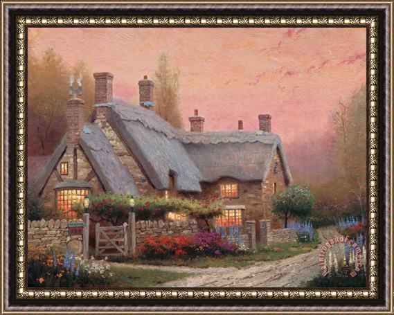 Thomas Kinkade Mckenna's Cottage Framed Painting