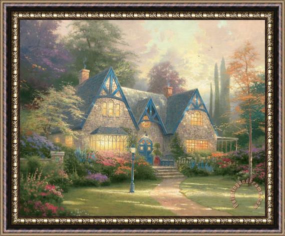 Thomas Kinkade Winsor Manor Framed Painting