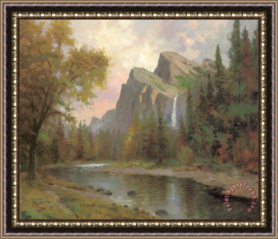 Thomas Kinkade Yosemite Valley Framed Print