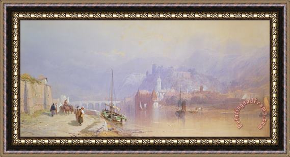 Thomas Miles Richardson Heidelberg Framed Painting